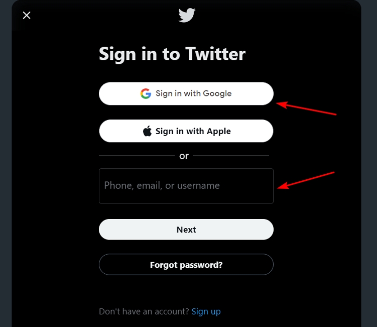 How to private twitter account