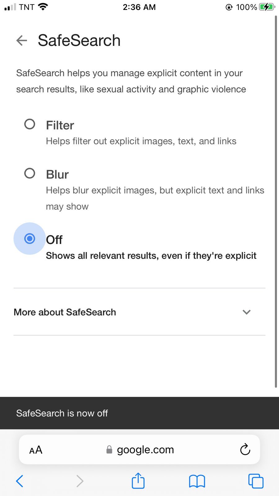 How To Turn Off Safesearch: A Quick Guide - SearchInventure